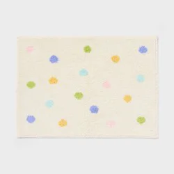 17"x24" Easter Polka Dot Bath Rug - Room Essentials™