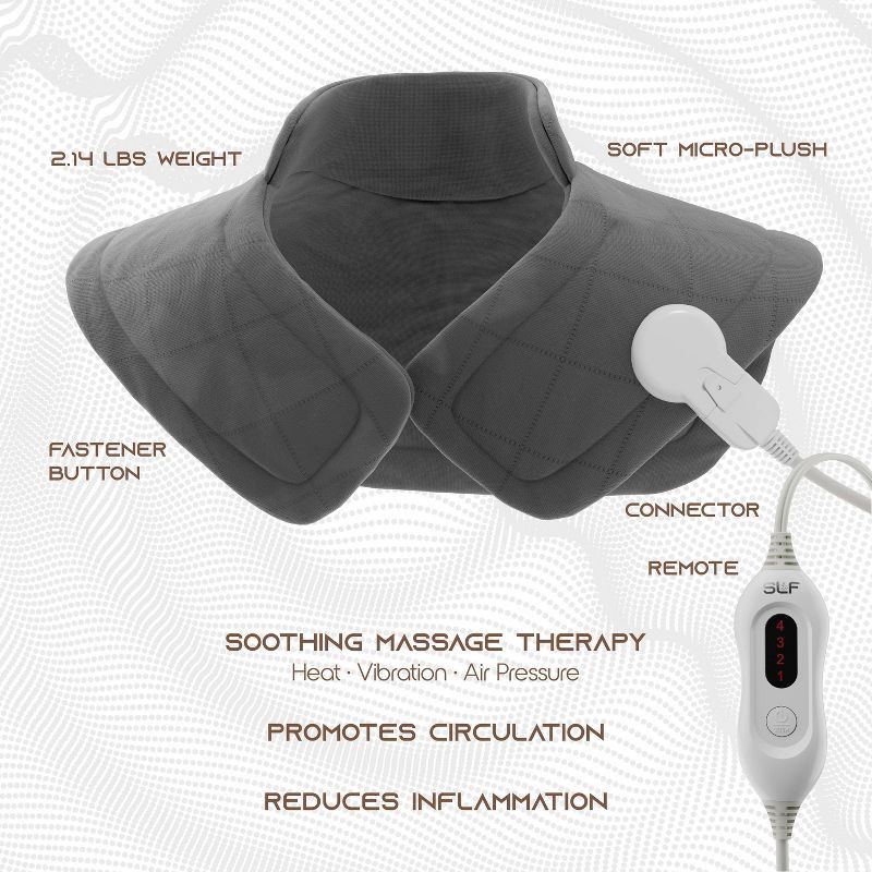 slide 3 of 9, SLF Weighted and Heated Neck Wrap, 1 ct
