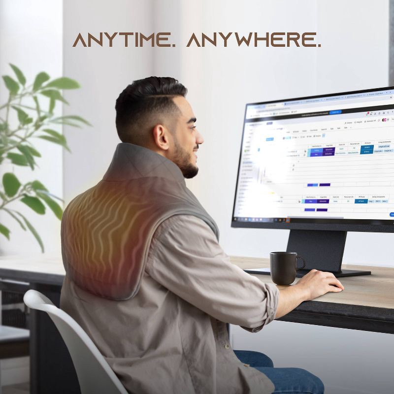 slide 7 of 9, SLF Weighted and Heated Neck Wrap, 1 ct