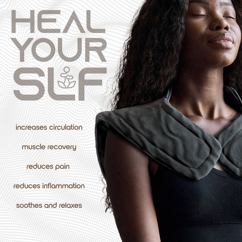 slide 9 of 9, SLF Weighted and Heated Neck Wrap, 1 ct