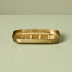 Hearth & Hand with Magnolia Soap Dish Brass - Hearth & Hand™ with Magnolia
