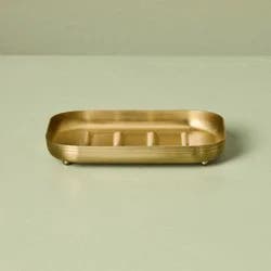 Hearth & Hand with Magnolia Soap Dish Brass - Hearth & Hand™ with Magnolia