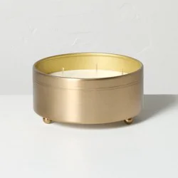 Hearth & Hand with Magnolia 5 Wick Large Fluted Brass Pampas Jar Candle 20oz - Hearth & Hand™ with Magnolia