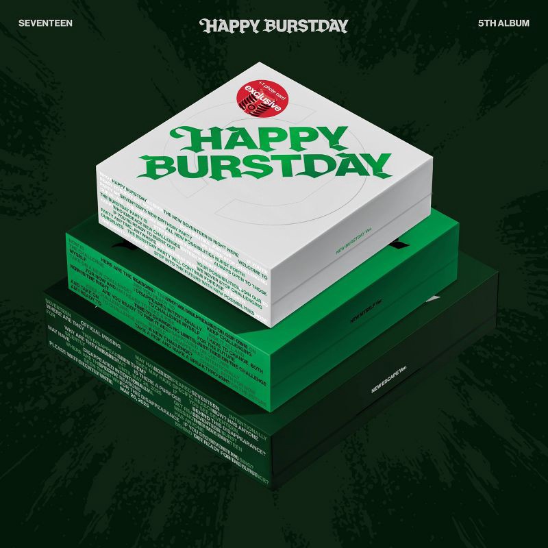 slide 1 of 4, Universal Music Group SEVENTEEN 5th Studio Album 'HAPPY BURSTDAY' (Target Exclusive, CD), 1 ct