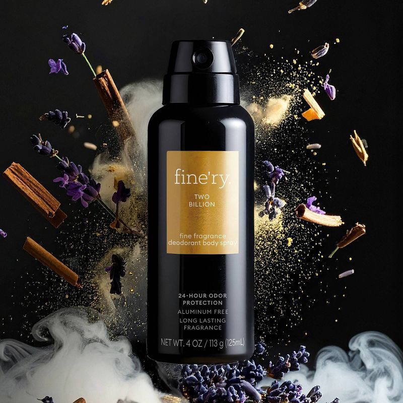 slide 2 of 5, fine'ry. Men's Deodorant Spray - Two Billion - 4oz, 4 oz