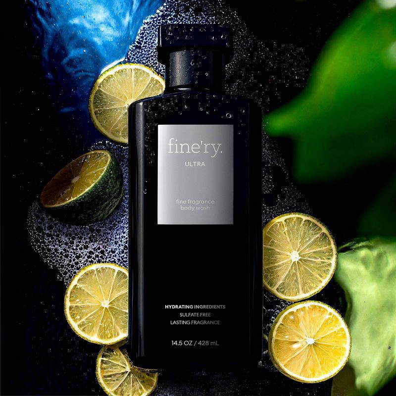slide 2 of 4, fine'ry. Men's Body Wash - Ultra - 14.5 fl oz, 14.5 fl oz