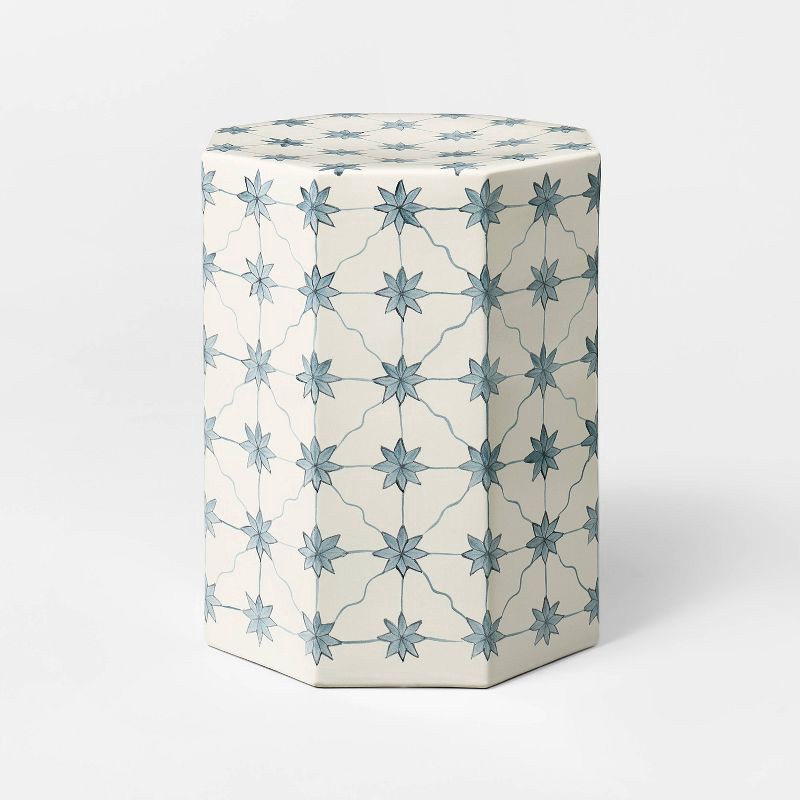 slide 3 of 6, Threshold designed w/Studio McGee Ceramic Accent Table Natural Off-White - Threshold™ designed with Studio McGee (Fully Assembled), 1 ct