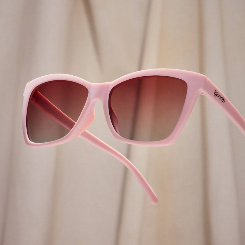 slide 3 of 4, goodr Adult PG Cateye Rose Retail Therapy Sunglasses - Pink, 1 ct