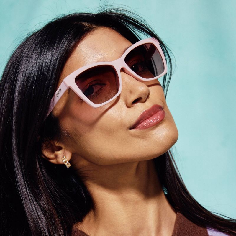 slide 4 of 4, goodr Adult PG Cateye Rose Retail Therapy Sunglasses - Pink, 1 ct