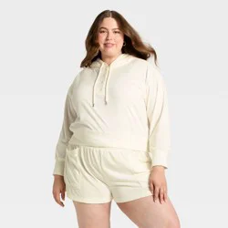 Women's Hooded Sweatshirt - Universal Thread™ Cream XXL