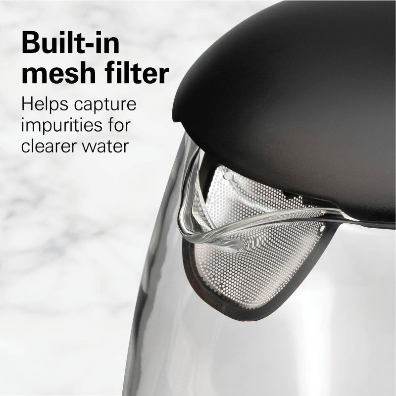 slide 4 of 9, Hamilton Beach 1.2L Glass Kettle, 1.2 liter