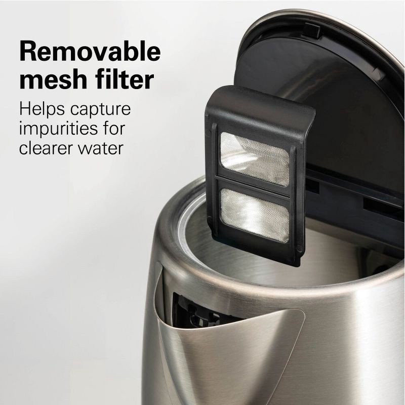 slide 6 of 9, Hamilton Beach 1.7L Digital Kettle 41031, 1.7 liter