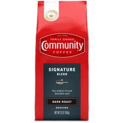 Community Coffee Coffee, Ground, Dark Roast, Signature Blend