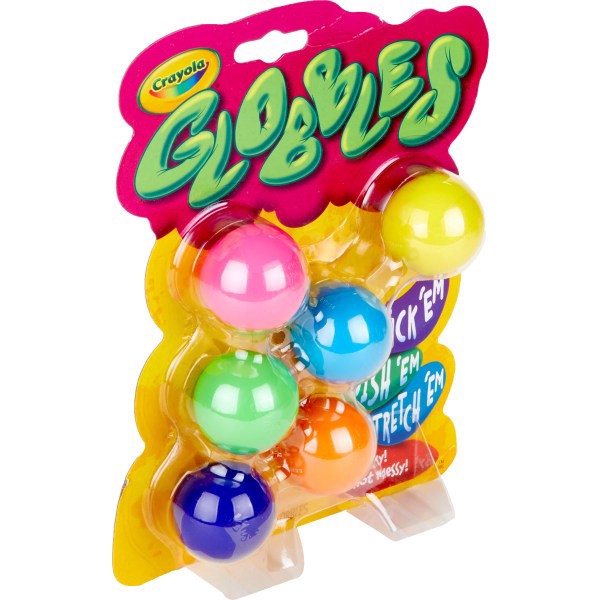slide 4 of 5, Crayola Globble Squish Toys, Assorted Colors, Set Of 6 Toys, 1 ct