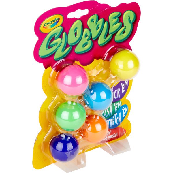 slide 3 of 5, Crayola Globble Squish Toys, Assorted Colors, Set Of 6 Toys, 1 ct