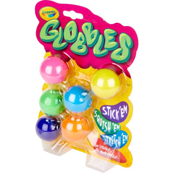 slide 2 of 5, Crayola Globble Squish Toys, Assorted Colors, Set Of 6 Toys, 1 ct