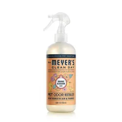 Mrs. Meyer's Clean Day Orange Blossom Pet Odor Neutralizer - 12 fl oz: Liquid Spray, Dye-Free, Paraben-Free, Phthalate-Free