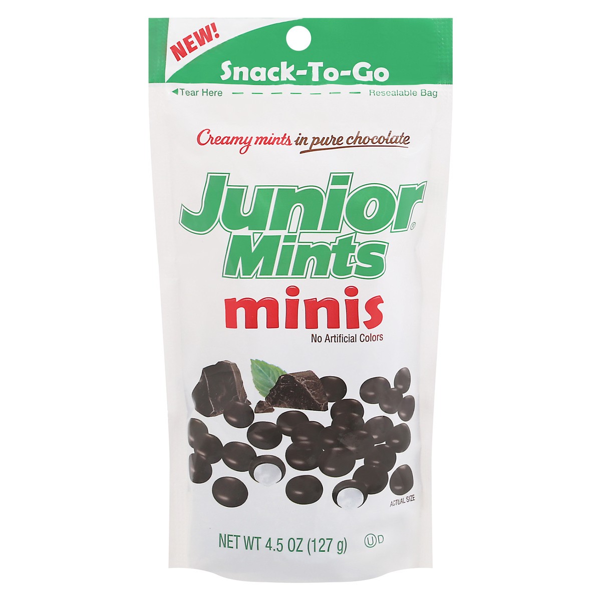 slide 1 of 9, Junior Mints Minis Candy 4.5 oz, 4.5 oz