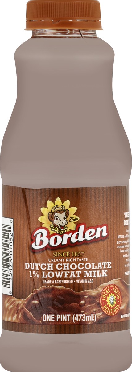 slide 5 of 6, Borden 1% Chocolate 16Oz, 16 oz