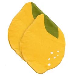 Room & Retreat Italian Lemon Shaped Pot Holder, 7.2 In X 9.6 In
