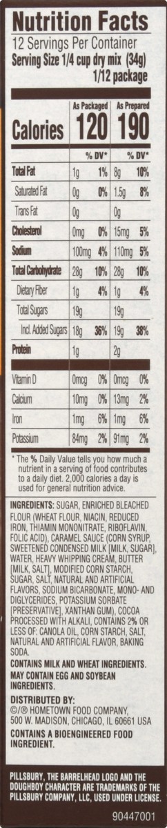 slide 8 of 9, Pillsbury Caramel Swirl Brownie Mix, 14.6 oz