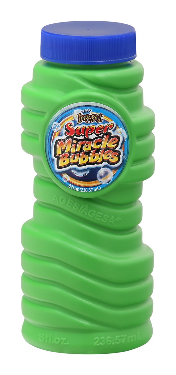 slide 1 of 6, Imperial Toy Super Miracle Bubbles Solution, 8 fl oz