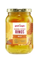 Giant Eagle Banana Pepper Rings, Mild