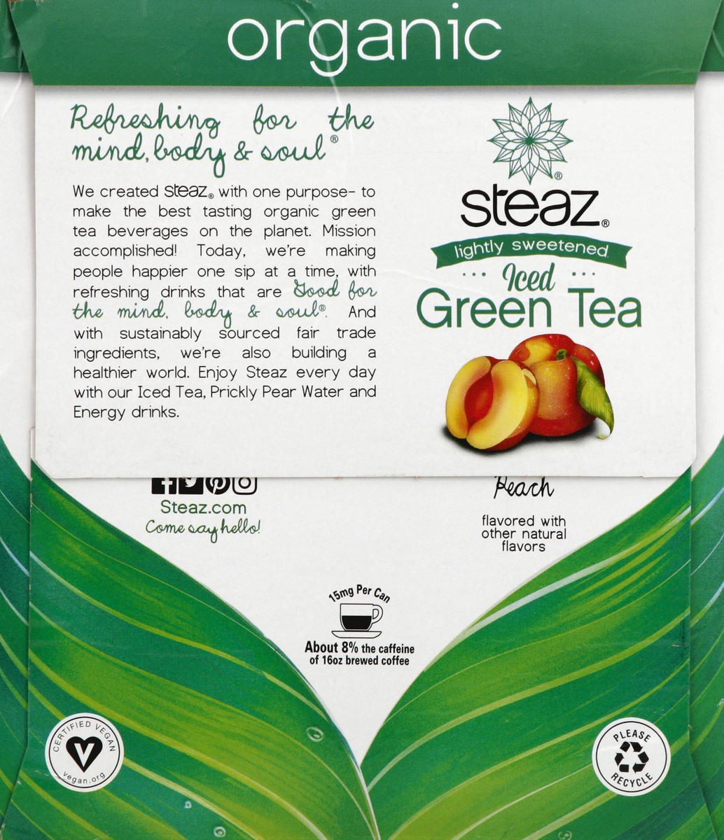 slide 3 of 8, Steaz Green Tea 6 ea, 1 ct