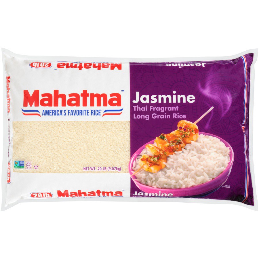 slide 1 of 5, NON BRAND Jasmine Rice Enriched Thai Long Grain (20 Lb. Bag), 320 oz