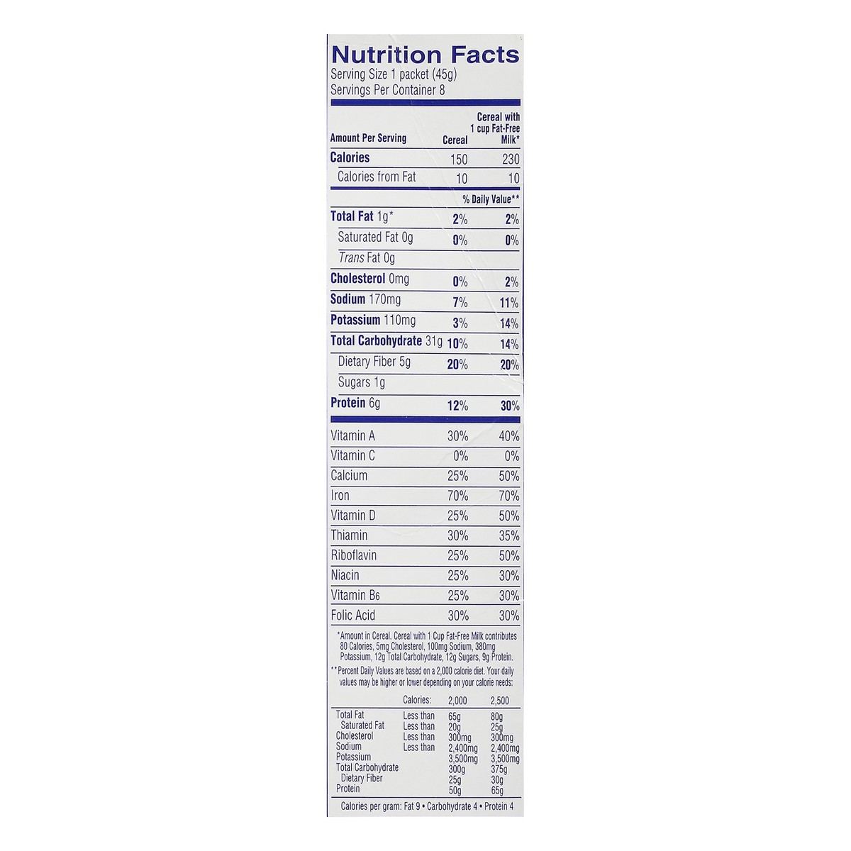 slide 13 of 14, Cream of Wheat Whole Grain Instant Hot Cereal 8-1.59 oz. Packets, 12.7 oz