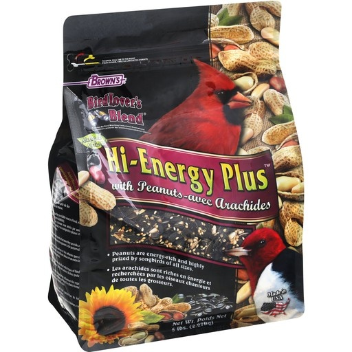 slide 1 of 1, Brown's Bird Food Natural Hi-Energy Plus, 5 lb
