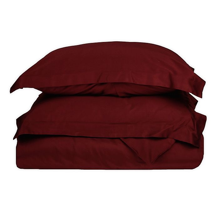 slide 1 of 2, Jasper Haus Zuko Full/Queen Duvet Cover Set - Burgundy, 3 ct