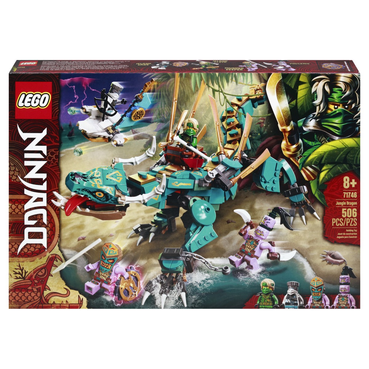 slide 1 of 9, LEGO Ninjago Jungle Dragon Toy 1 ea, 1 ct