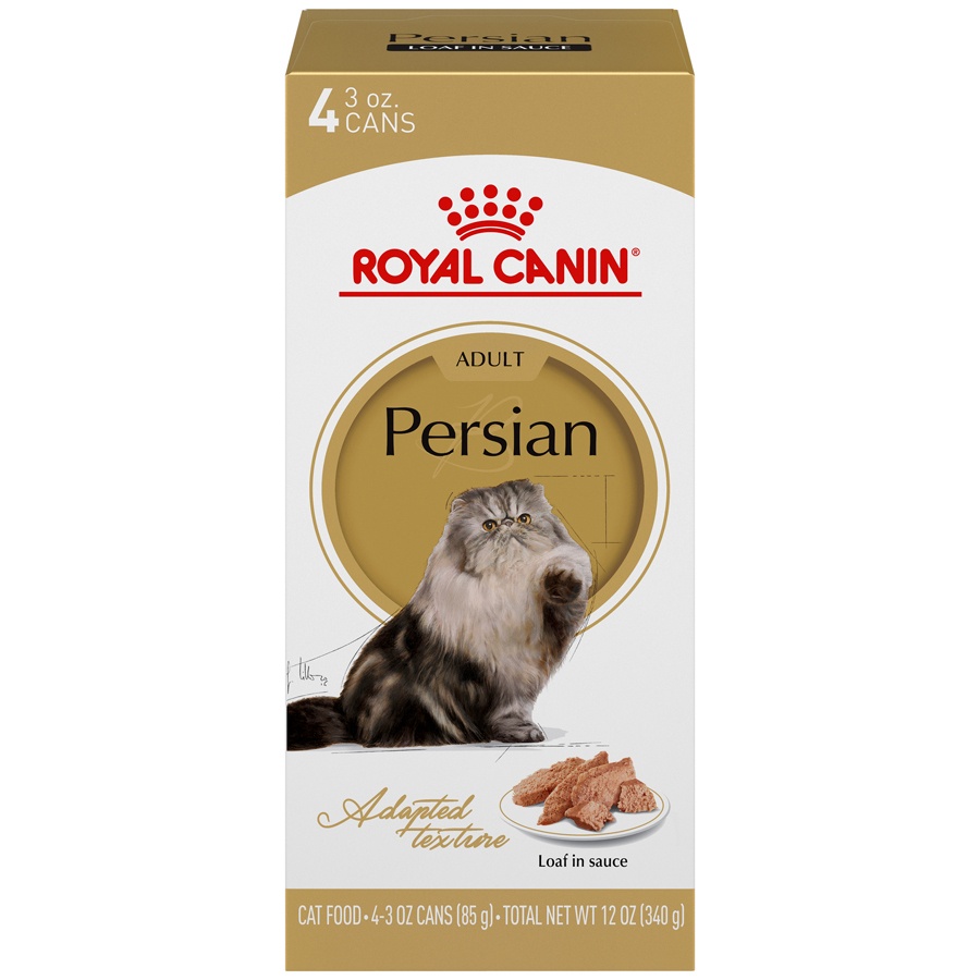 slide 1 of 9, Royal Canin Feline Breed Nutrition Persian Loaf In Sauce Wet Cat Food, 12 oz