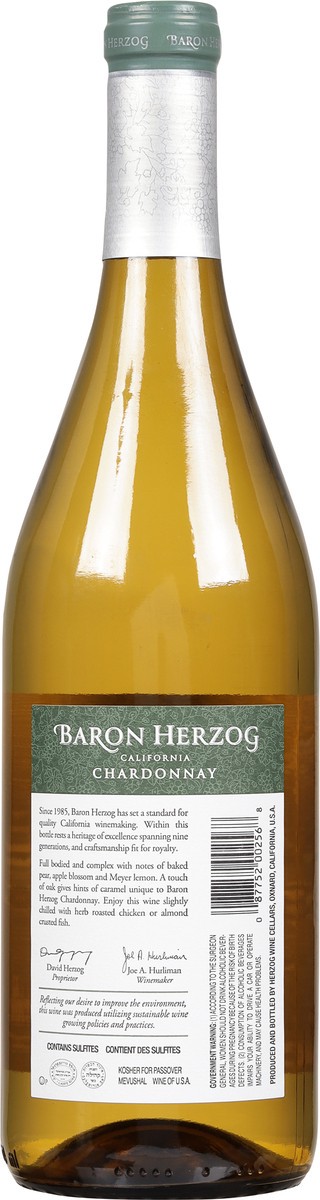 slide 7 of 9, Baron Herzog Chardonnay, Central Coast, 750 ml