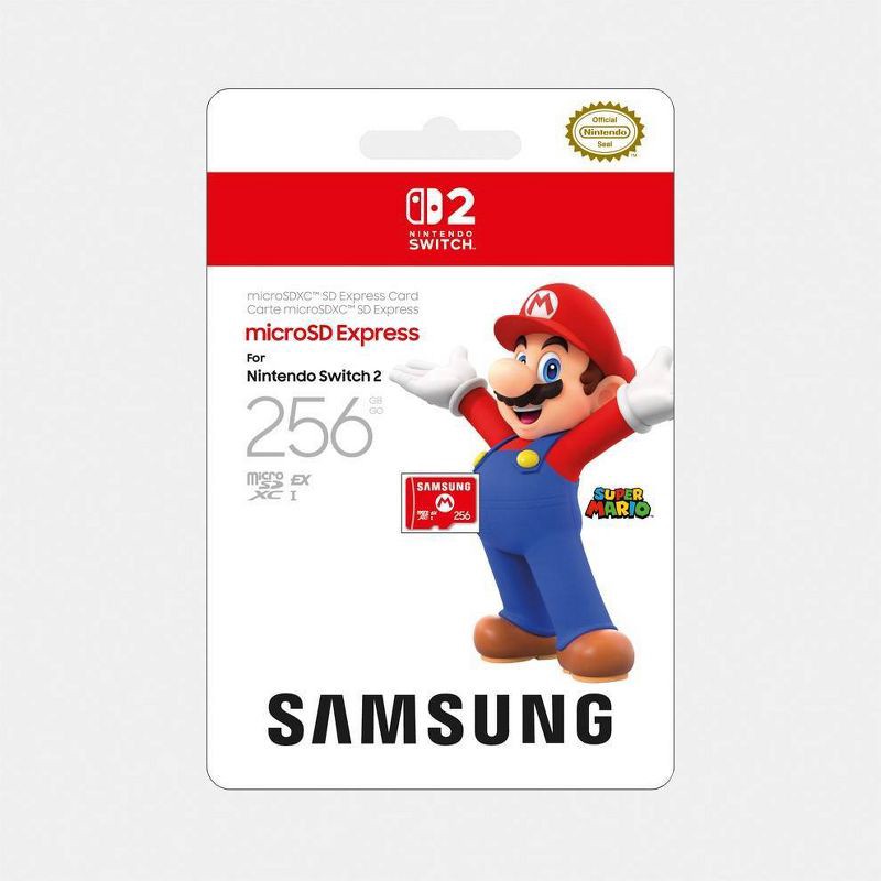 slide 1 of 1, Samsung microSD Express Card 256GB for Nintendo Switch 2, 1 ct