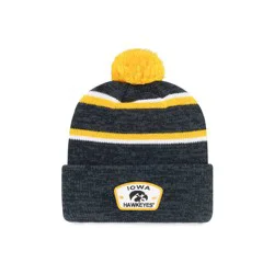 NCAA Iowa Hawkeyes Couloir Cuffed Knit Beanie