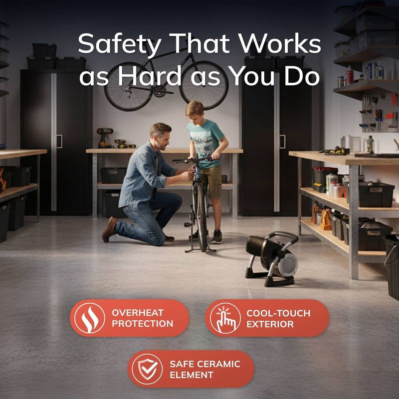 slide 4 of 7, Lasko 5919 Pro-Ceramic Utility Heater, 1 ct