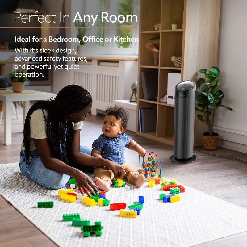 slide 8 of 12, Lasko CT22495 22" Ceramic Tower Heater with Remote Control, 1 ct