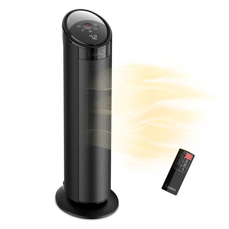 slide 1 of 12, Lasko CT22495 22" Ceramic Tower Heater with Remote Control, 1 ct
