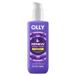 OLLY Renew Mood and Skin Vitamin-Infused Body Serum - Jasmine Bergamot - 8 fl oz: Moisturizing, Paraben-Free, Sulfate-Free, Whole Body Application
