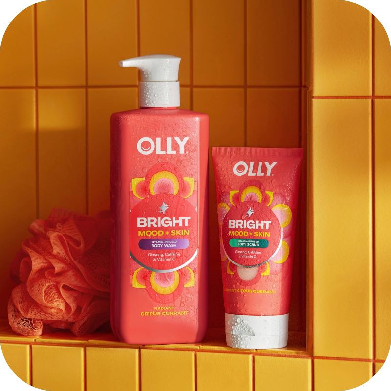 slide 5 of 10, OLLY Bright Mood and Skin Vitamin-Infused Body Wash - Citrus Currant - 17 fl oz, 17 fl oz