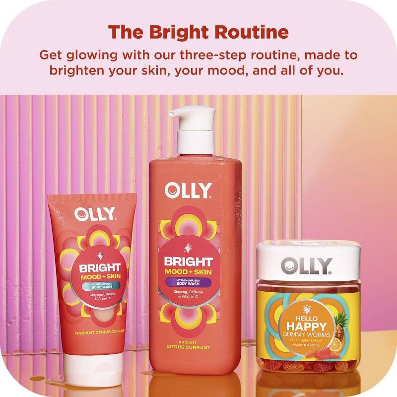 slide 9 of 10, OLLY Bright Mood and Skin Vitamin-Infused Body Wash - Citrus Currant - 17 fl oz, 17 fl oz