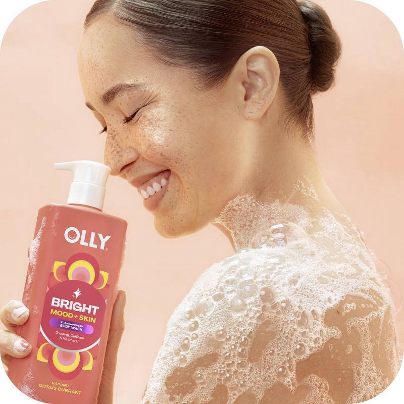 slide 10 of 10, OLLY Bright Mood and Skin Vitamin-Infused Body Wash - Citrus Currant - 17 fl oz, 17 fl oz