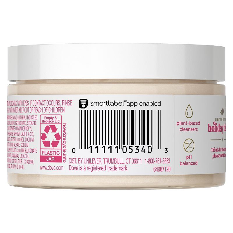 slide 2 of 6, Dove Beauty Limited Edition Holiday Treat Mini Body Scrub - Sugar Cookie Sprinkle - 3.5oz, 3.5 oz