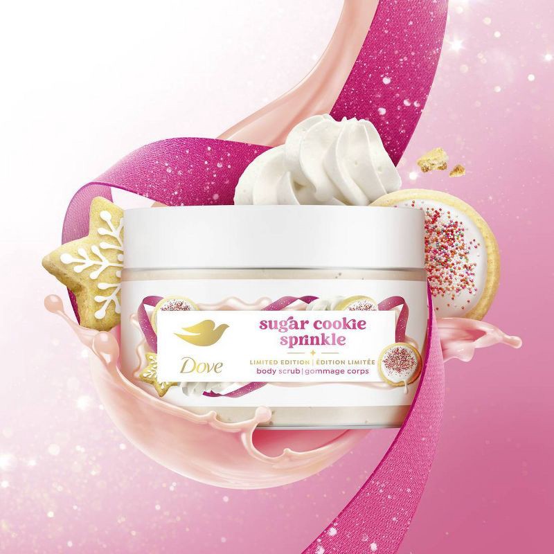 slide 3 of 6, Dove Beauty Limited Edition Holiday Treat Mini Body Scrub - Sugar Cookie Sprinkle - 3.5oz, 3.5 oz