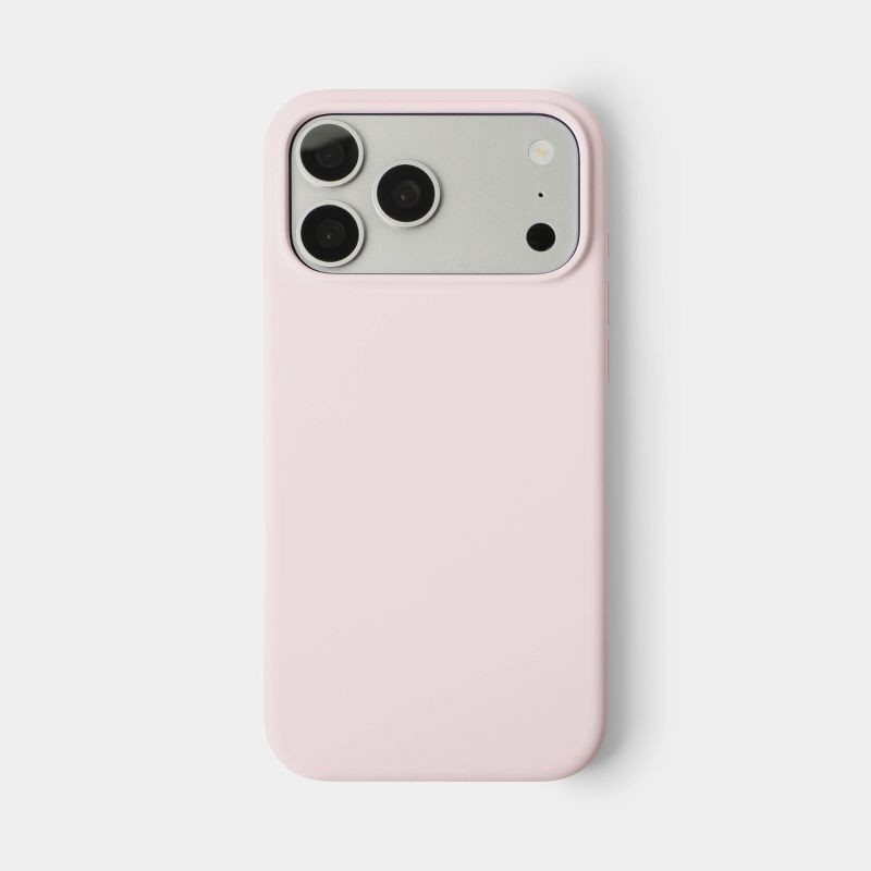 slide 1 of 6, iPhone 17 Pro Max MagSafe Phone Case - heyday™ Cosmetic Pink Silicon, 1 ct