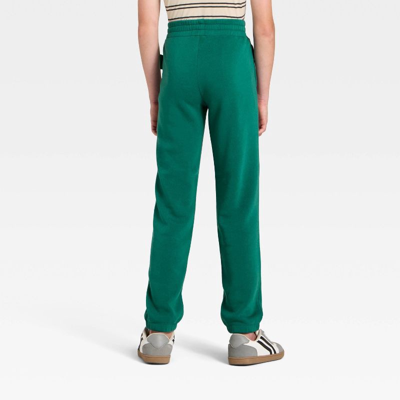 slide 3 of 4, Boys' Minecraft Creeper Fleece Sweatpants - Dark Green XS, 1 ct