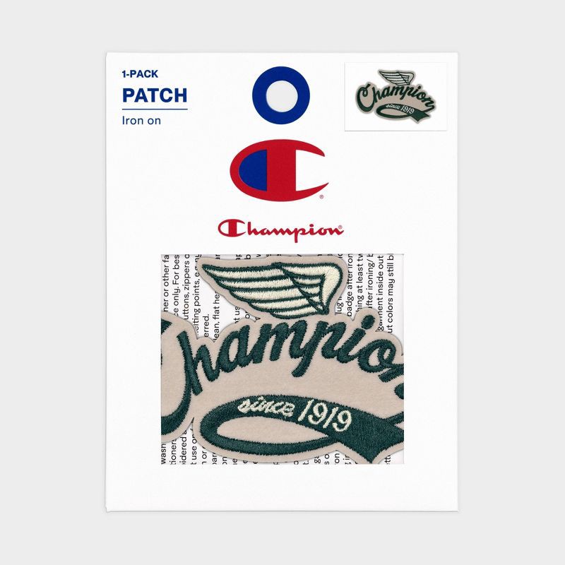 slide 2 of 4, Champion Since 1919 Patch - Ivory, 1 ct