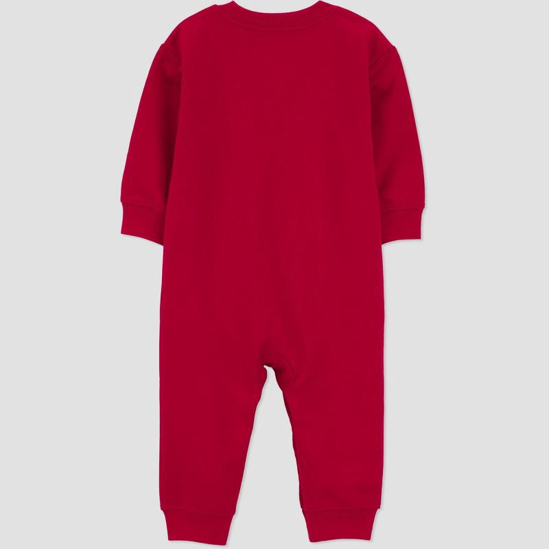 slide 2 of 4, Carter's Just One You® Baby Boys' Valentine's Day Heartbreaker Fleece Romper - Red 18M, 1 ct